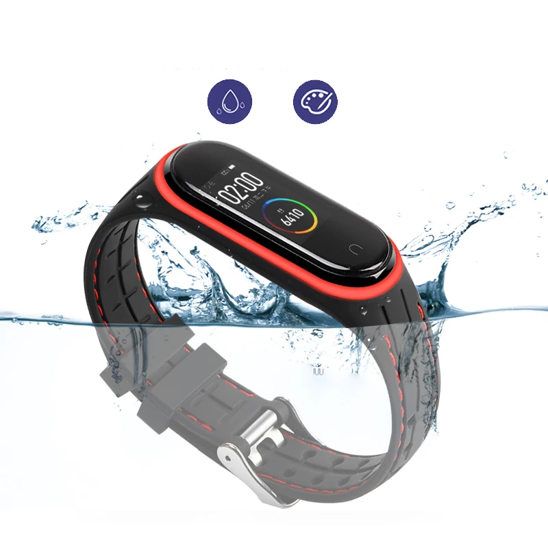 Mi band 6 Strap For Xiaomi Mi band 4 5 6 replacement Sport Silicone Smartwatch band wrist belt beacelet Miband 3 4 5 strap