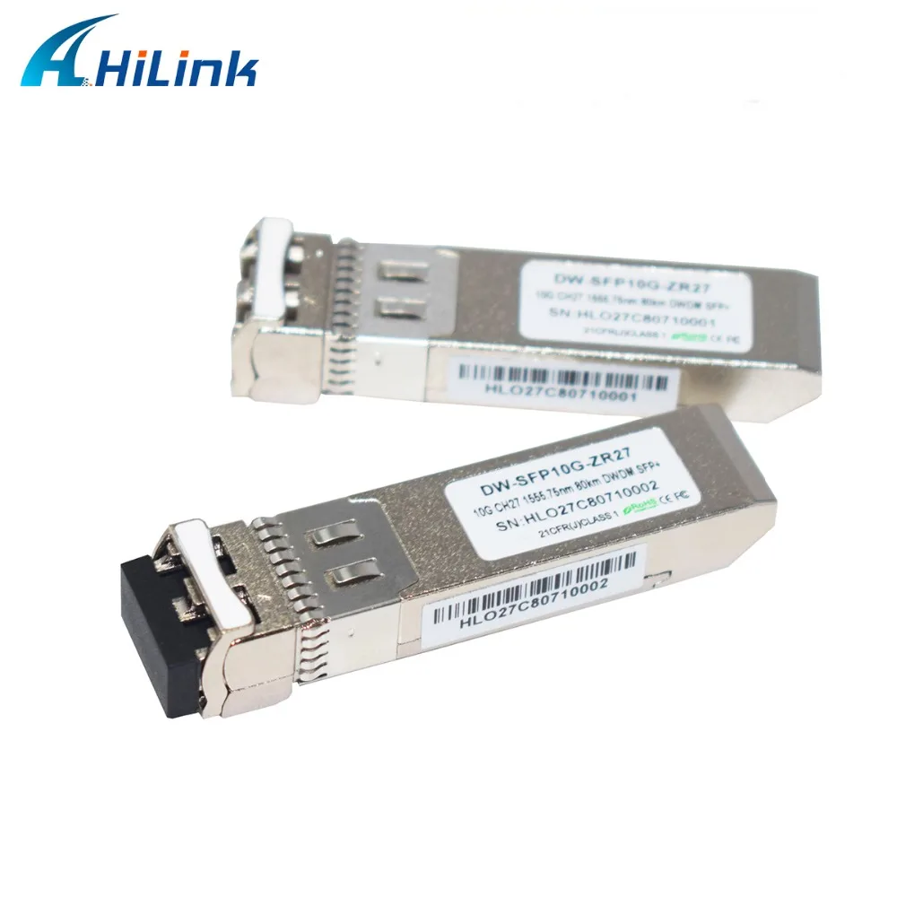 Бренд совмещаемые 10G DWDM SFP+ 40km~ 80 км~ 100 км дополнительный CH17~ 61 трансивер