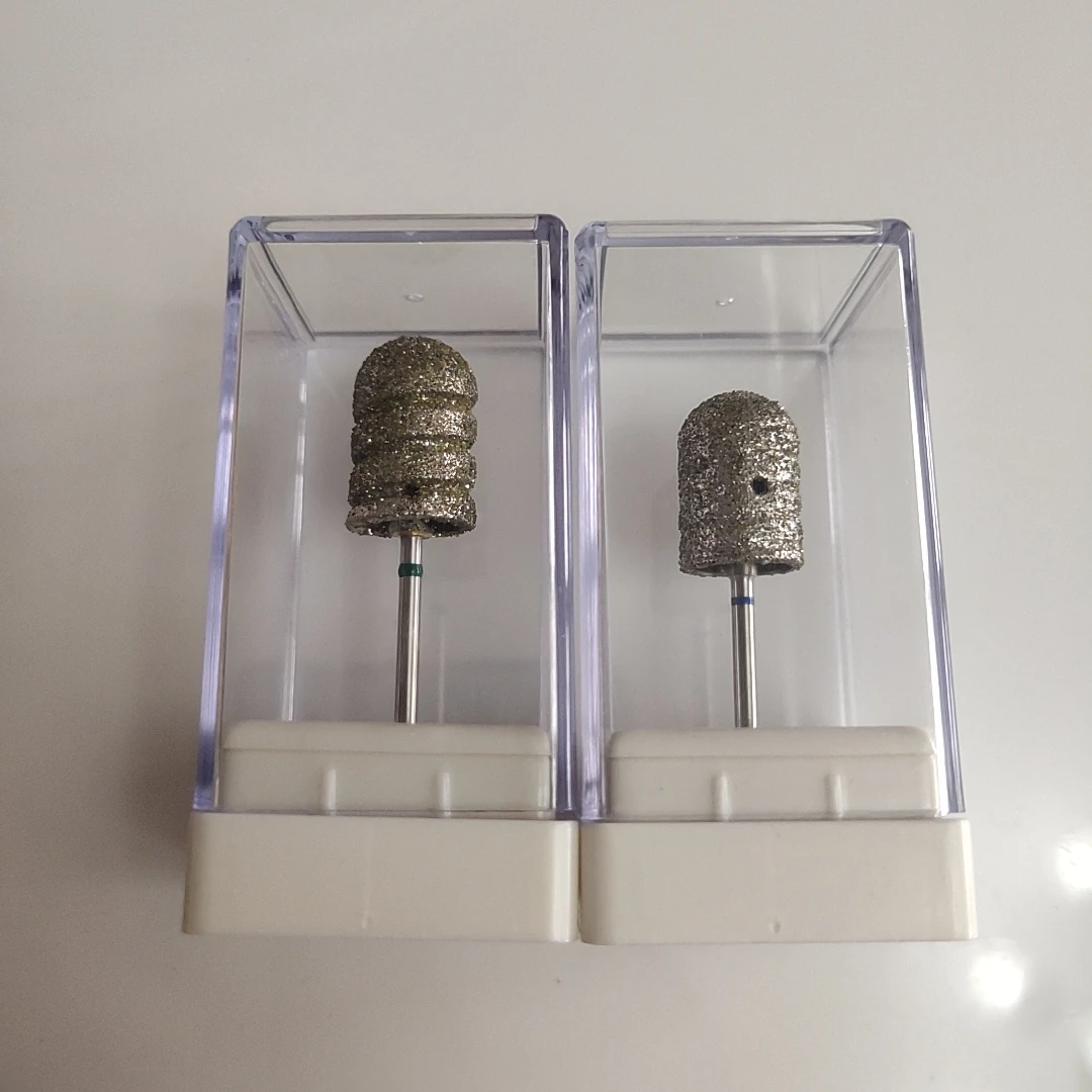 13mm Nail Legs Drill Bit Diamond pedicure polishing Cap Foot Callus Cuticle Cutters Burr Bits Manicure Accessories Milling