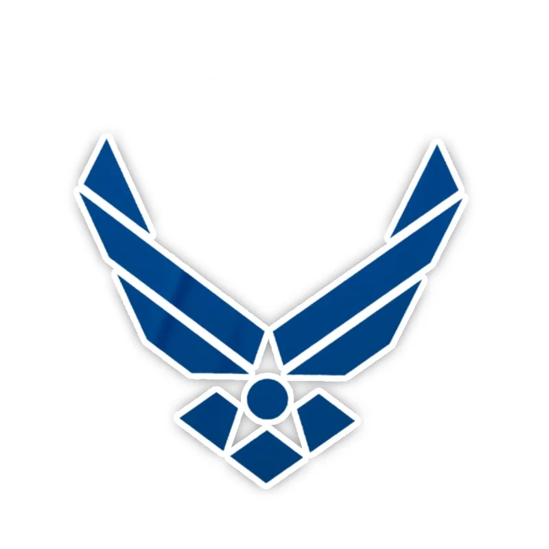 

Виниловая наклейка с забавным логотипом ВВС США, 13 см x 11,9 см