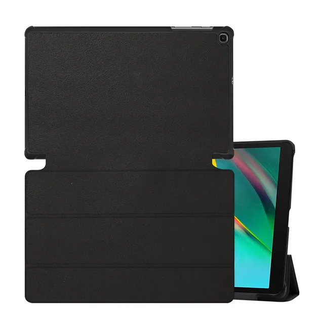 Black Чехол MTT для samsung Galaxy Tab A, 10,1 дюймов, SM-T510, T515, с мраморным принтом, тонкий, из искусственной кожи, откидной, откидной, с подставкой, чехол для планшета - Цвет: Black