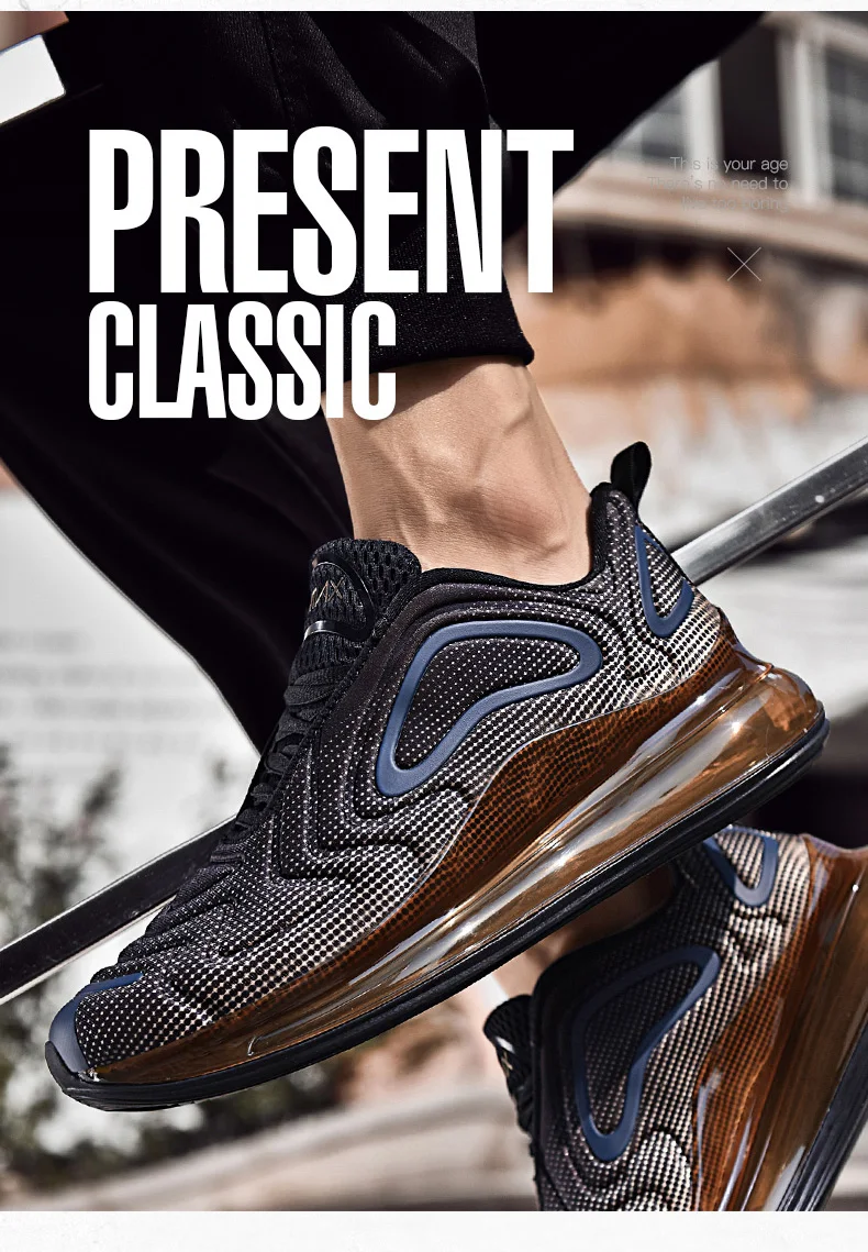 VESONAL Brand Comfort Lycra Sneakers Men Casual Shoes For Adult Hot New Autumn Air Cushion Running Shoes Male Footwear Non Slip