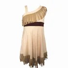 Платье с кисточками для девочек, на Рождество, Хэллоуин, мягкое, для принцессы, для вечеринки, для представлений, для дня рождения