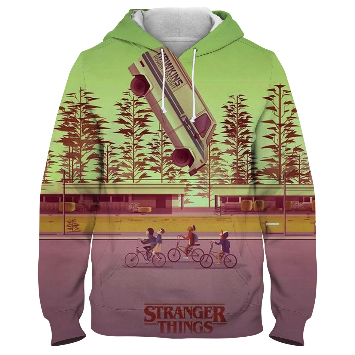 

Strange Things 3d Men's Sportswear Pullover Tops Oversized Hoodies Cool Harajuku Boy Teen Long Sleeve Hooded Hoody Sweatshirt