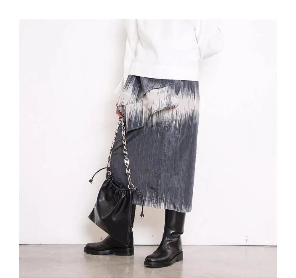 

Metal Waist We11done Chain 72cm Women Men Lovers High Street Top Design Adjustable Spring Clasp Features Trend Bag Chain Necklac
