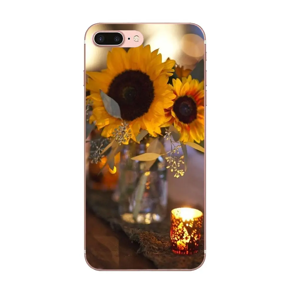 Фото Мягкий ТПУ мобильный телефон для Huawei Honor 10 10i 20 20i 8S lite Y9 Prime Y7 2019 Y5 2018 p40 lite pro защитный подсолнух цветок №5