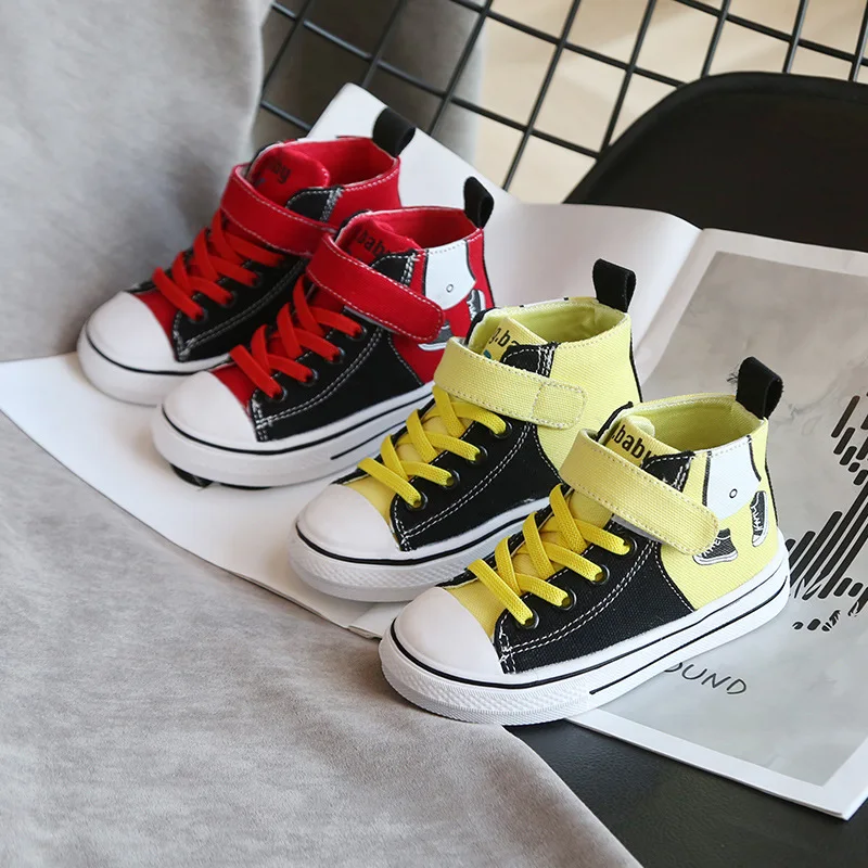 2019 новые детские классные граффити брезентовые спортивные ботильоны для