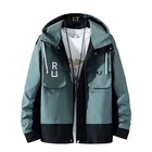 Куртка мужская демисезонная в стиле хип-хоп, ветровка в стиле пэчворк, Свободная Повседневная тонкая куртка для пар, уличная одежда, ZA380