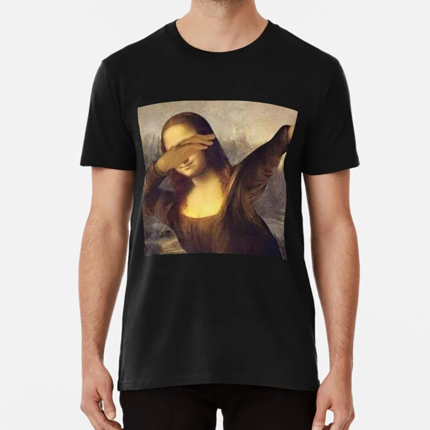 Mona lisa, футболка для вытирания, mona lisa, начесывание, monalisa mona lisa dab, наклейки dab, футболки, толстовка, на которой изображено движение Дэб, dab, ipjone