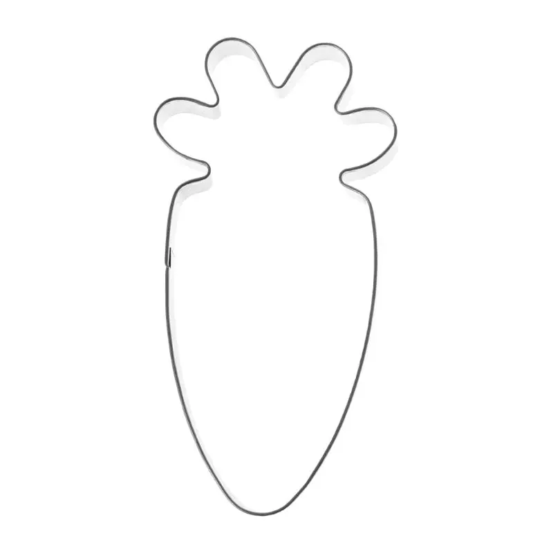 

Easter Carrot Stainless Steel Cookie Cutter Biscuit Pastry Cake Decor Baking Fondant DIY Mold Tools
