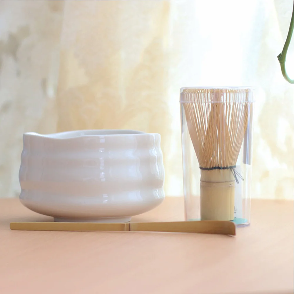 Профессиональная японская чаша для маття венчик Совок бамбуковый Caddy подарочный