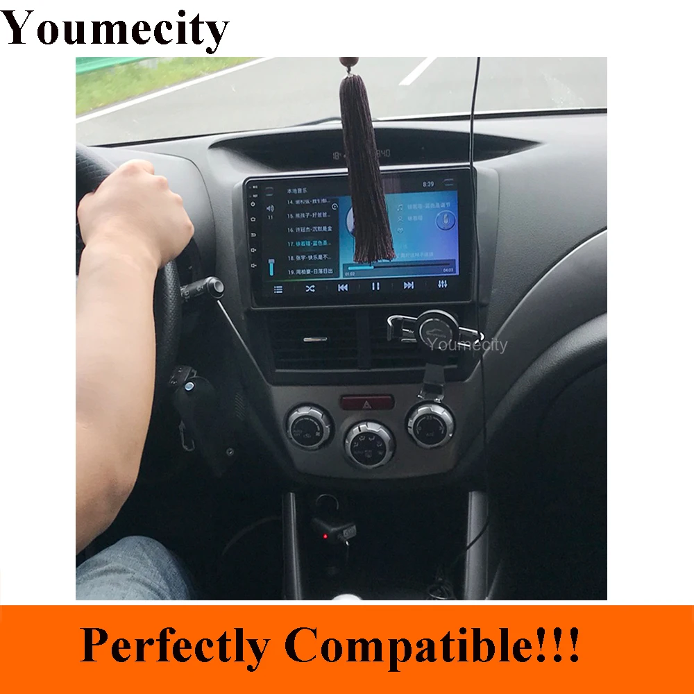 Youmecity Android 9,0 автомобильный DVD для Subaru Forester 2008-2012 gps Радио Видео Мультимедиа плеер емкостный ips экран