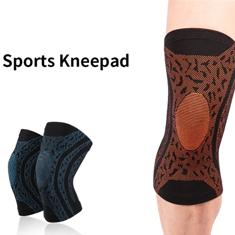 Компрессионный наколенник нейлоновый для тренировок артрита тяжелой атлетики