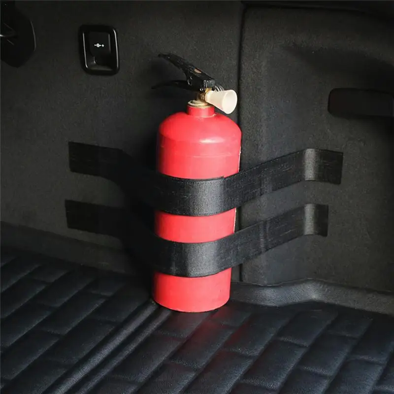 

High Quality Of Car Fire Extinguisher Cotton Blended Car Strap Tape Extinguisher Car Fixed Boot Fire Trunk Bandage Styling K5X8