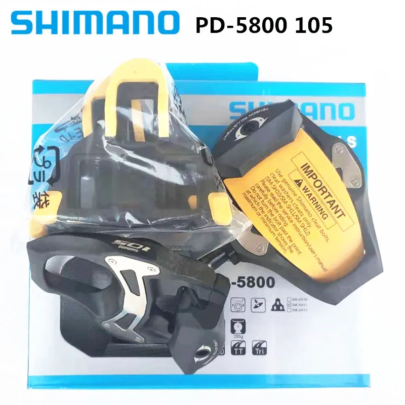 SHIMANO PD-5800 105 серия замок педаль для шоссейного велосипеда езды на велосипеде с SH11