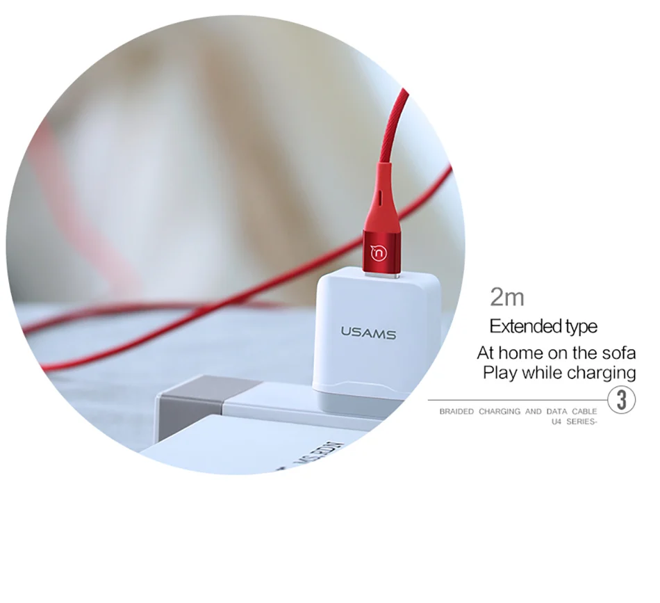 USAMS USB кабель для iPhone Быстрая зарядка для iPhone кабель светодиодный светильник USB кабель синхронизации данных для iPhone X 8 7 6 6S Plus 5 5C 5S SE