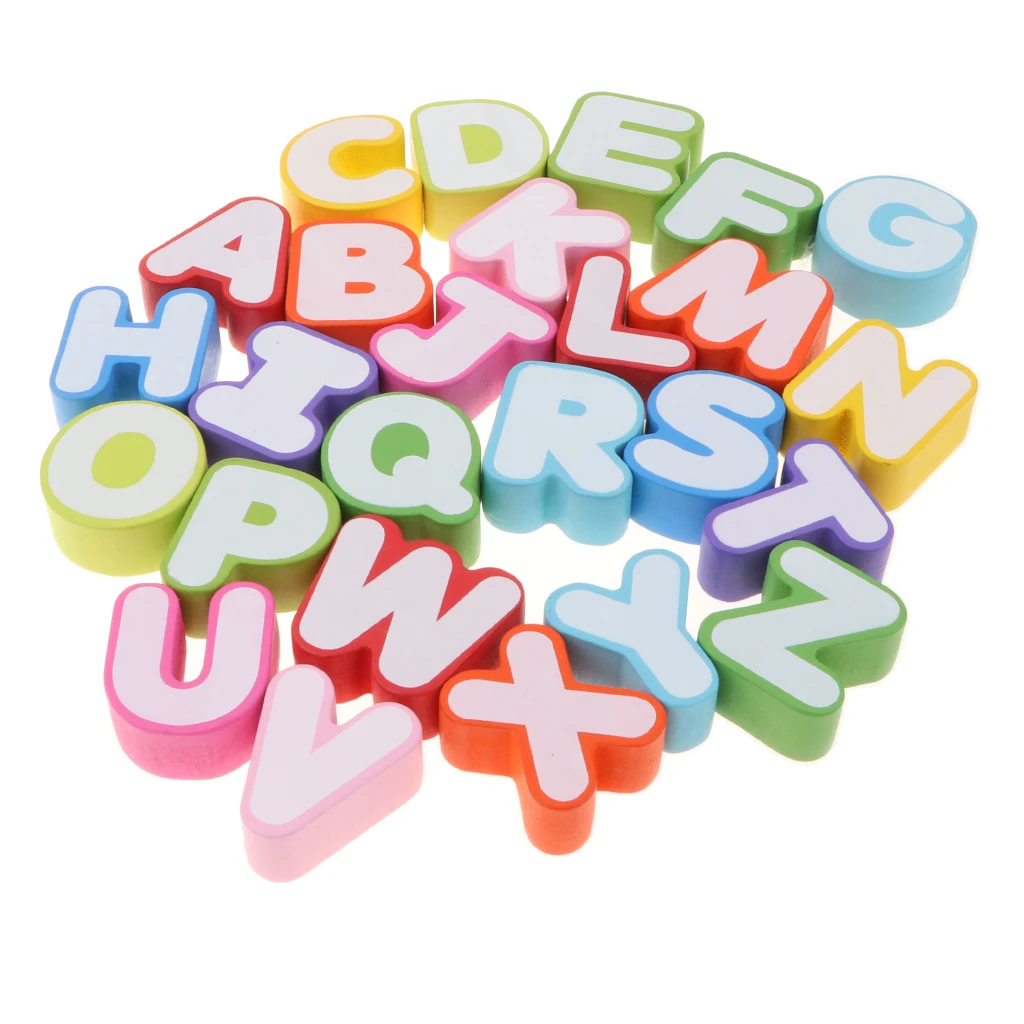 Деревянный верхний корпус буквы блоки доска с алфавитом обучения детей