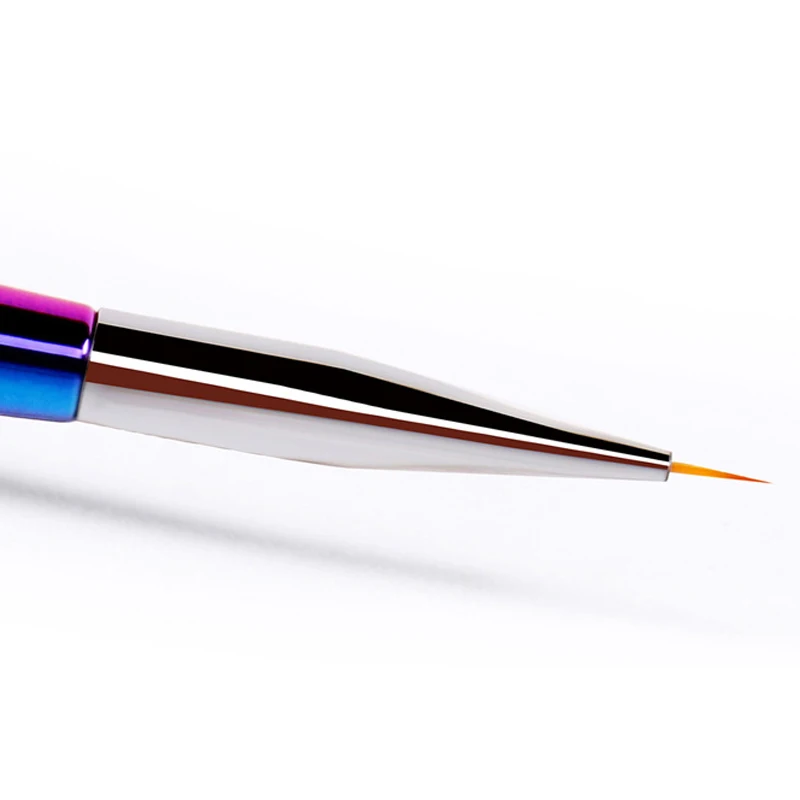 3 шт. набор кистей для ногтей нейлоновая шерсть кисти макияжа инструмент линии