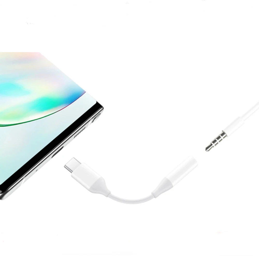 Оригинальный кабель для наушников SAMSUNG 3 5 с разъемом типа C USB на мм AUX адаптер Samsung