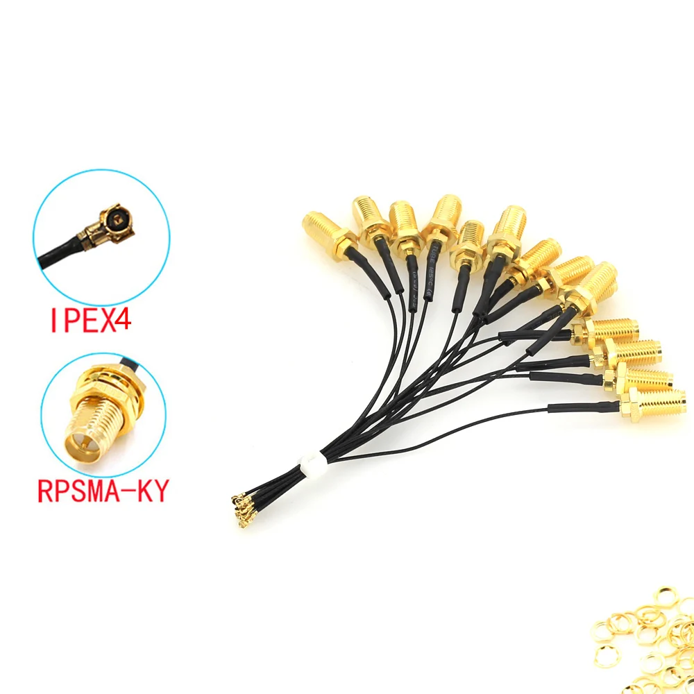 5 шт. телефонная антенна IPEX MHF4 для NGFF M.2 9260 9560 8265 NGW с антеннами беспроводной Wi-Fi