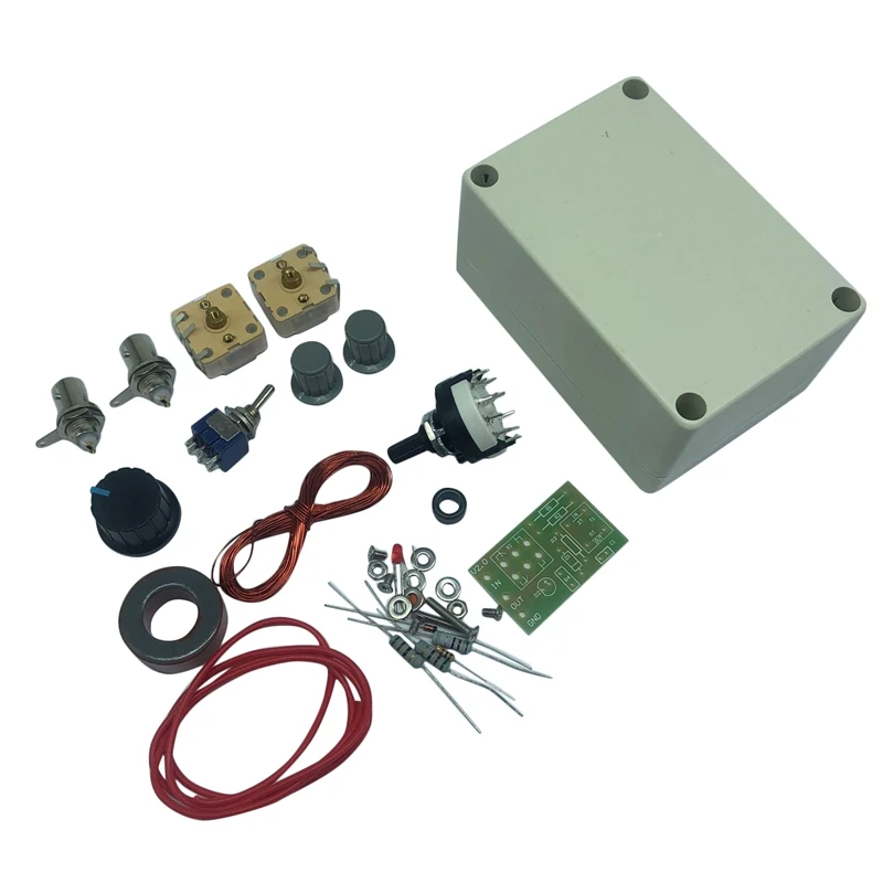 

1-30Mhz LED VSWR DIY Manual Antenna Tuner Kit for HAM Radio CW QRP Q9 BNC Interface DIY Antenna Tool Kit