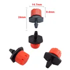 50 шт. 8 отверстий капельного садовые форсунки распыления Регулируемый полива для полива и орошения изделие комплект насадки для душа спрей капельница с микро потоком