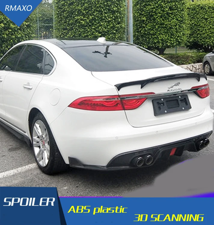 

For Jaguar XF XFL Spoiler 2016-2018 For Jaguar XF XFL Spoiler High Quality ABS Material Car Rear Wing Primer Color Rear Spoiler