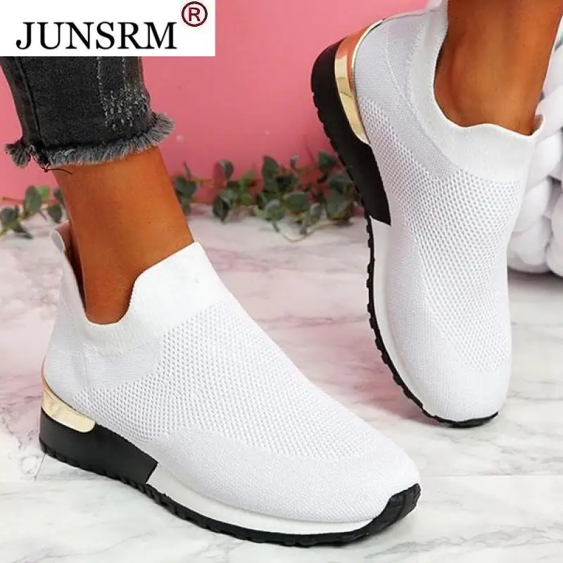 

Sneaker Women Platform Sneakers Shoes for Women 2021 Summer Casual Shoes Mesh Breathable Ladies Walking Shoes Female Loafers