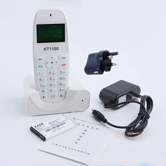 Cordless Phone GSM SIM Card Fixed mobile for old people home cell phone Landline handfree Wireless Telephone office house Brazil images - 6