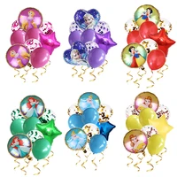 1set elsa disney frozen princess foil balloon happy birthday party decorations baby shower suppiles kids toys girl gift