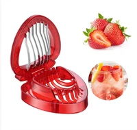 strawberry slicing knife fruit carving tool stainless steel slicing knife paring knife petiole portable kitchen gadget