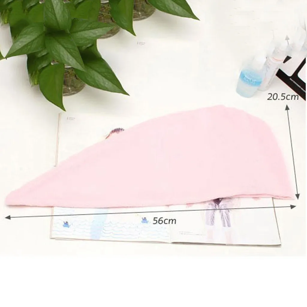1pc Microfiber Shower Cap Bath Towel Hair Dry Hat Cap Quick Drying Lady Bath Tool Quick Magic Dry Hair Cap для ванной#h