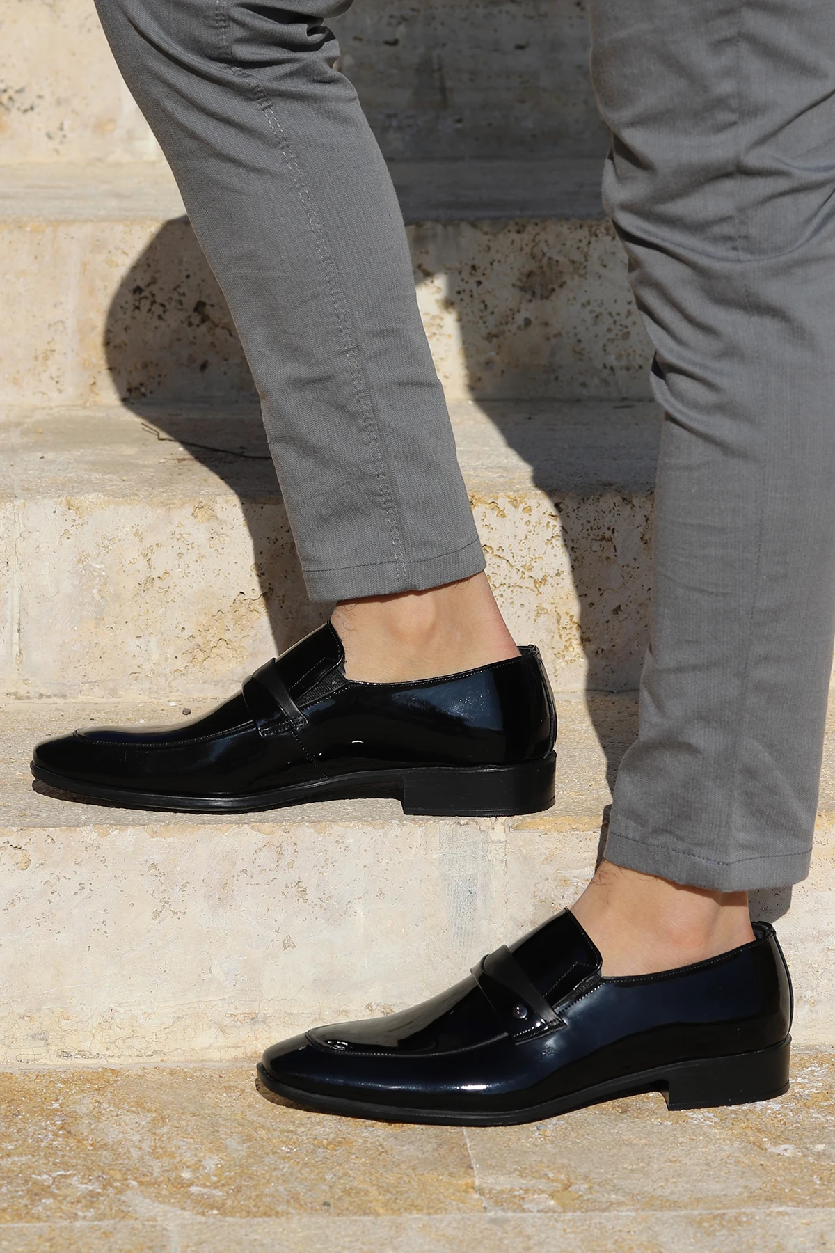 Ayakland P507 Japanned Leather 100 Classic Men 'S Shoes | Обувь