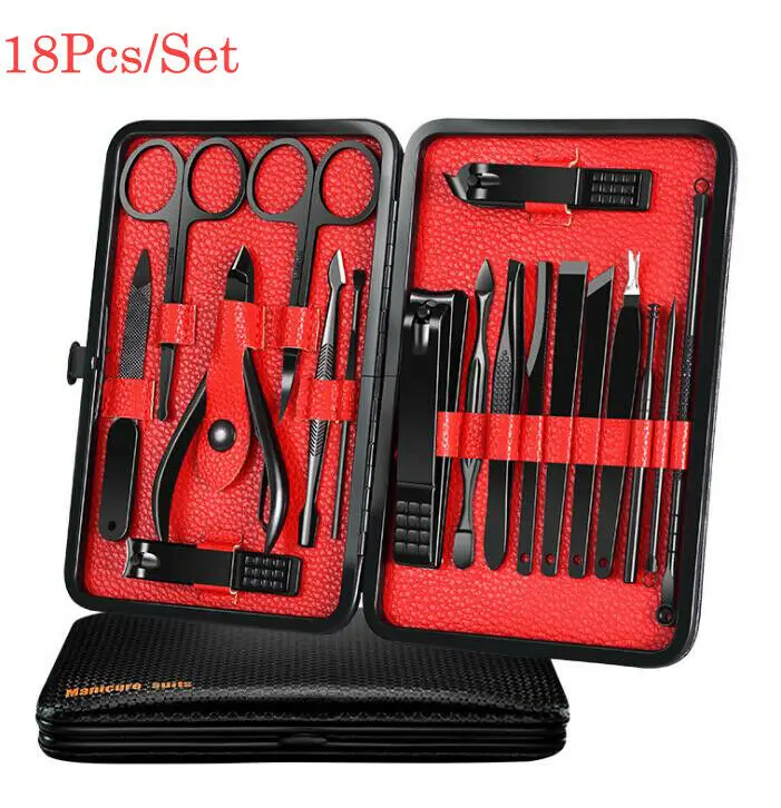 Набор для маникюра/педикюра шт. инструментов кусачек ногтей чистый уход за