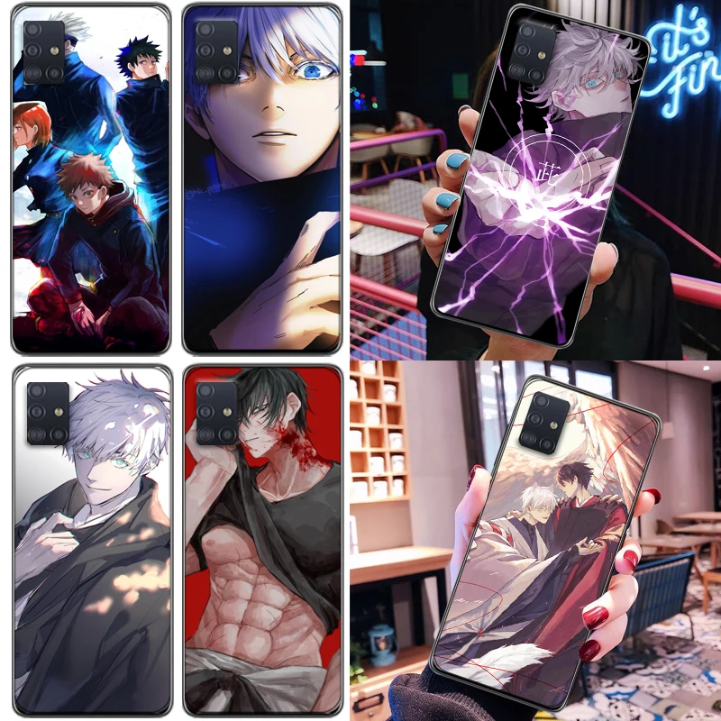 

Jujutsu Kaisen Sukuna Fushiguro Megumi Yuji Itadori Satoru Gojo Phone Case For Samsung Galaxy A51 5G 4G Carcasa Back Cover