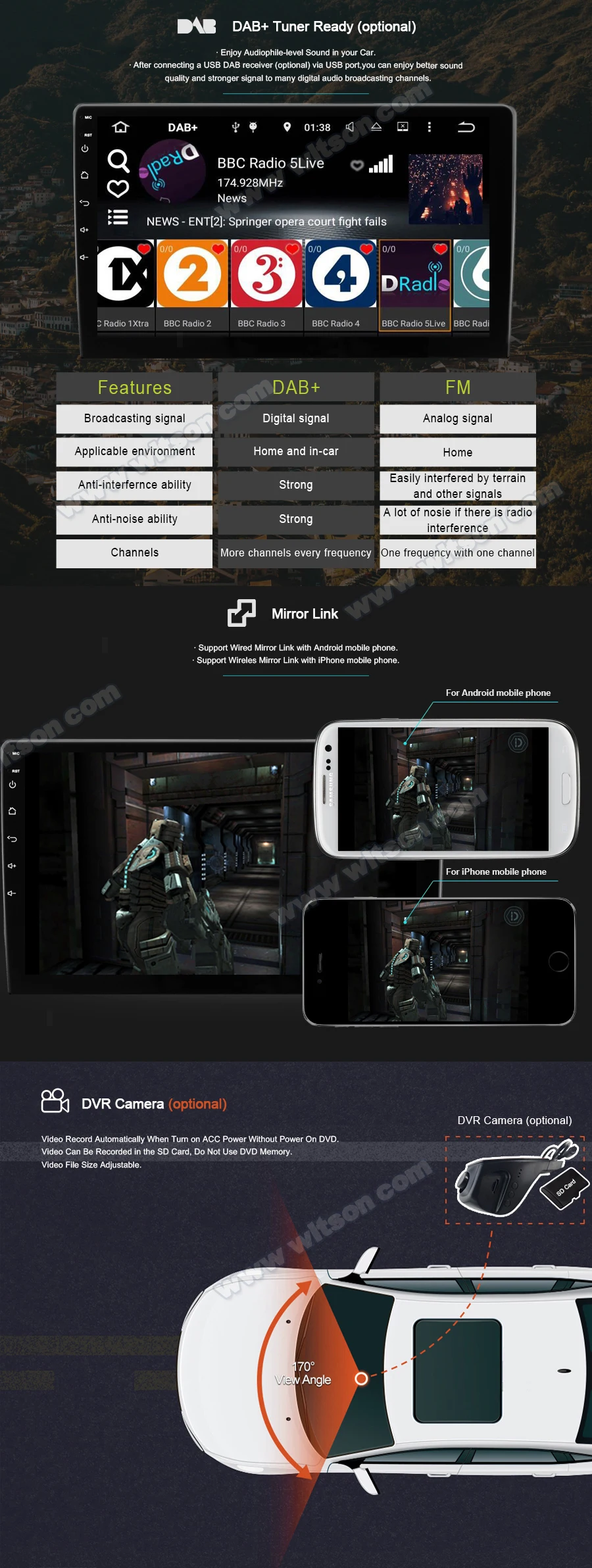 WITSON 10," FULL HD сенсорный экран Android 9,0 Восьмиядерный Автомобильный gps мультимедийный навигатор для JEEP RENEGADE- автомобильный dvd-плеер