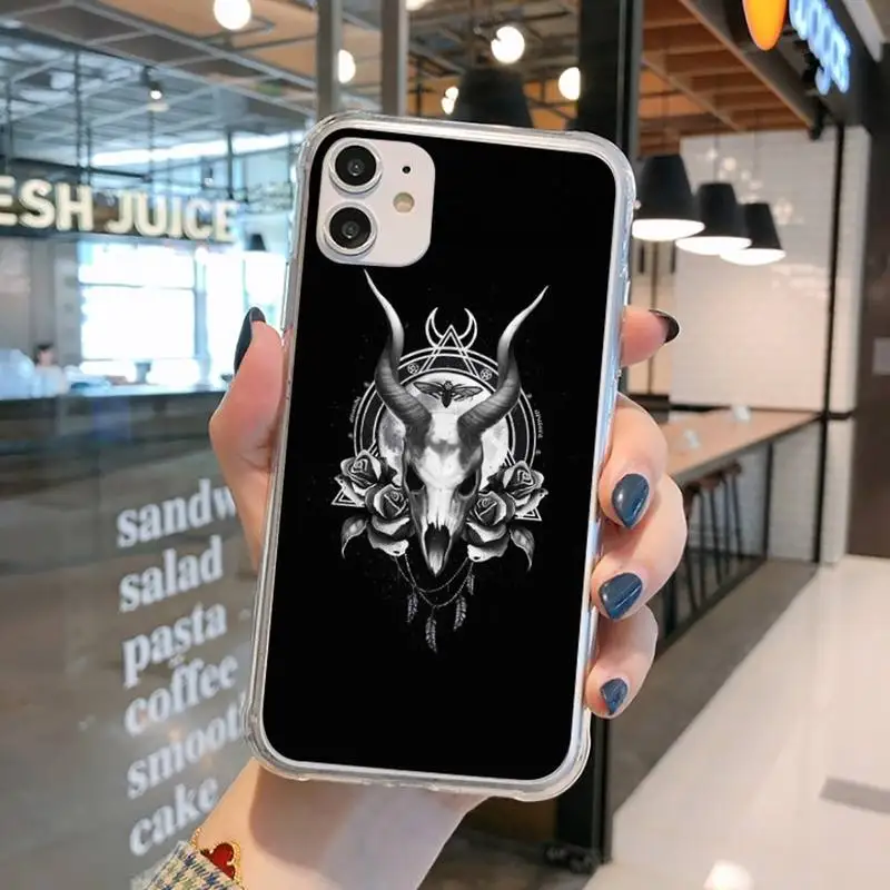 

Mysterium gothic fantasy artprint Phone Case Transparent for iPhone 11 12 mini pro XS MAX 8 7 6 6S Plus X 5S SE 2020 XR