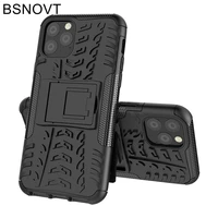 for apple iphone 11 pro case hard pc armor phone holder anti knock cover for iphone 11 pro max case for iphone 11 case bsnovt