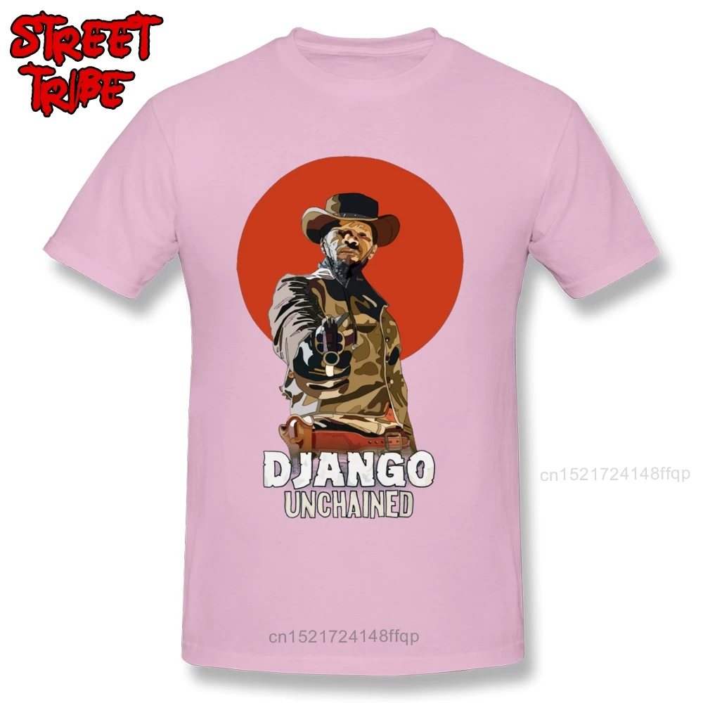 Последние мужские топы футболки DJANGO UNCHAINED футболка для мужчин Western Action Movies