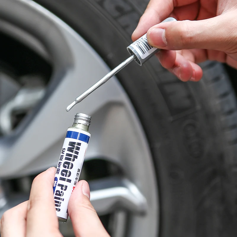 For Auto Scratch Repair Parts 1pc 12ml Wheel Touch Up Paint Cleaner Marker Pen Car Tyre Paint Brush Painting Pens Mayitr toyota 1co silver auto paint scratch repair pen 12ml