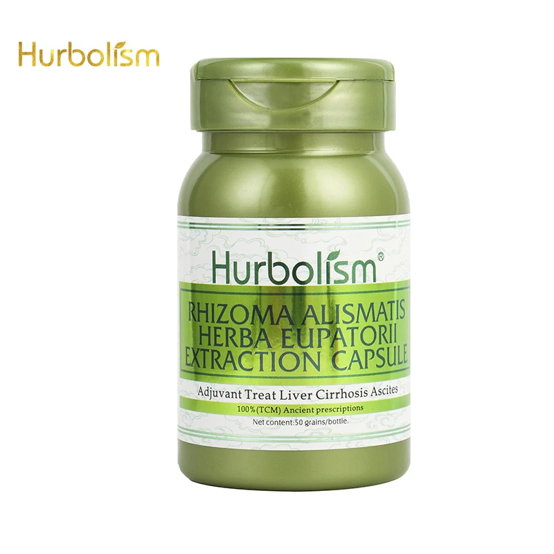 

Hurbolism Rhizoma Alismatis Herba Eupatorii Extraction Capsule, Adjuvant Treat Liver Cirrhosis Ascites, no side effect, 50pcs.