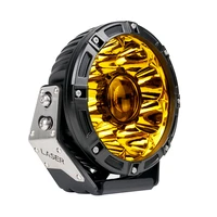 warm amber lightingful combo 7 inch 45w 12v laser led driving work lights car 4x4 off road offroad for cars tractors vehicles