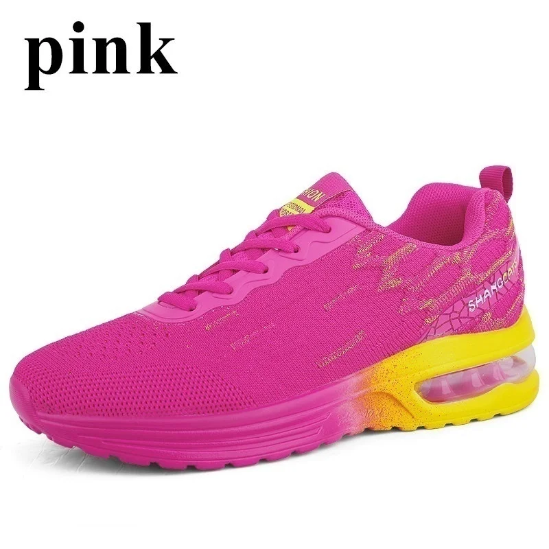 

Women Fashion Breathable Comfortable Running Athletic Sport Shoes Sneakers Slip-on Lightweight Athletic Running Walking Gym Shoe