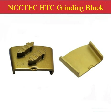 

9pcs HTC Diamond Grinding Block Metal bond Concrete Grinding Pads shoes for HTC floor grinder EZ Change Terrazzo surface