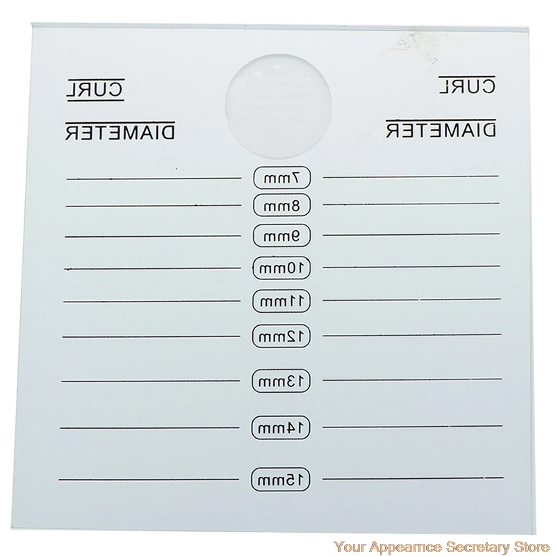 2 в 1 прозрачная акриловая подставка для наращивания ресниц 7 15 мм 13 х13