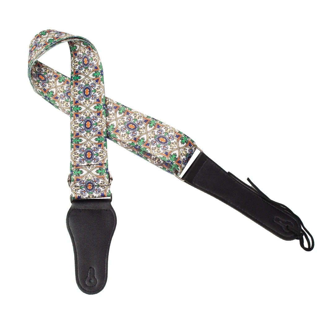 naomi nylon gitarre strap einstellbare gitarre strap gürtel blume muster für akustische elektrische bass verstellbare weiche gurtband g