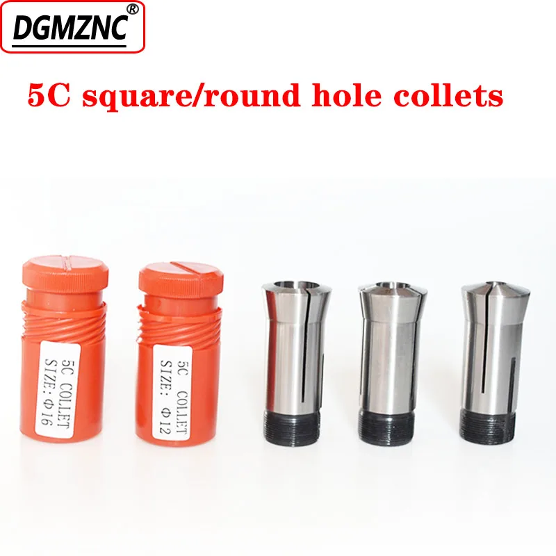 Manufacture 5C spring collet square hole round hole 3mm-26mm collet set clamping tool cnc machine parts