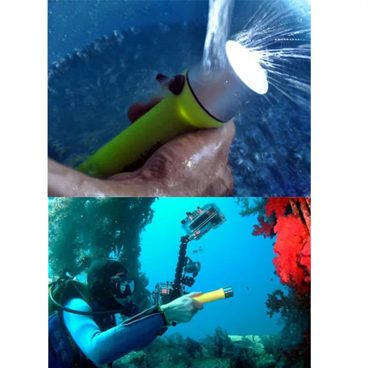 

high powerful Waterproof LED Diving Flashlight scuba AA Q5 Underwater Flash Torch Light lamp lantternTorches Light For Fishing