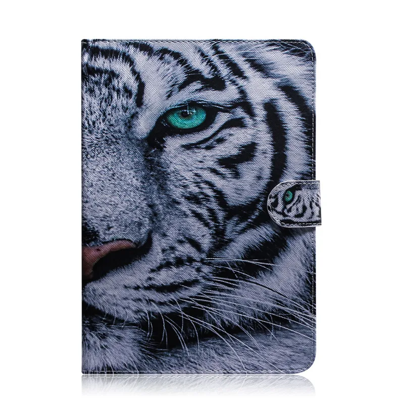 Tiger Милый Панда ультра тонкий умный чехол для Samsung Galaxy Tab S6 SM-T860 SM-T865 планшет чехол для Galaxy Tab S6 10,5 дюймов - Цвет: Tiger