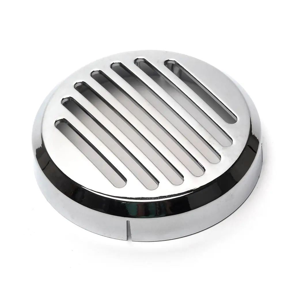 Верхняя хромированная круглая шлицевая решетка для мотоцикла автомобильный